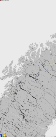 Mapa burzowa Norwegii