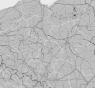 Storm report map of Poland