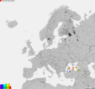 Mapa burzowa Europy