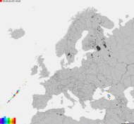 Mapa burzowa Europy