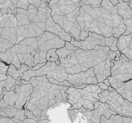 Storm report map of Austria