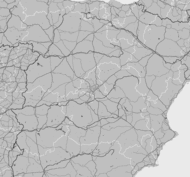 Mapa burzowa Hiszpanii, Portugalii