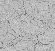 Mapa burzowa Czech