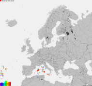 Mapa burzowa Europy
