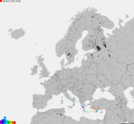 Storm report map of Europe