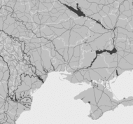 Mapa burzowa Ukrainy
