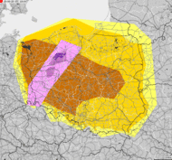 Severe weather alert for Poland